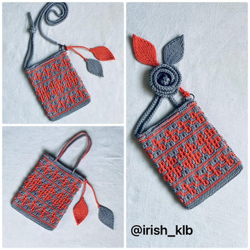 Four Leaf Clover Mosaic Pouch