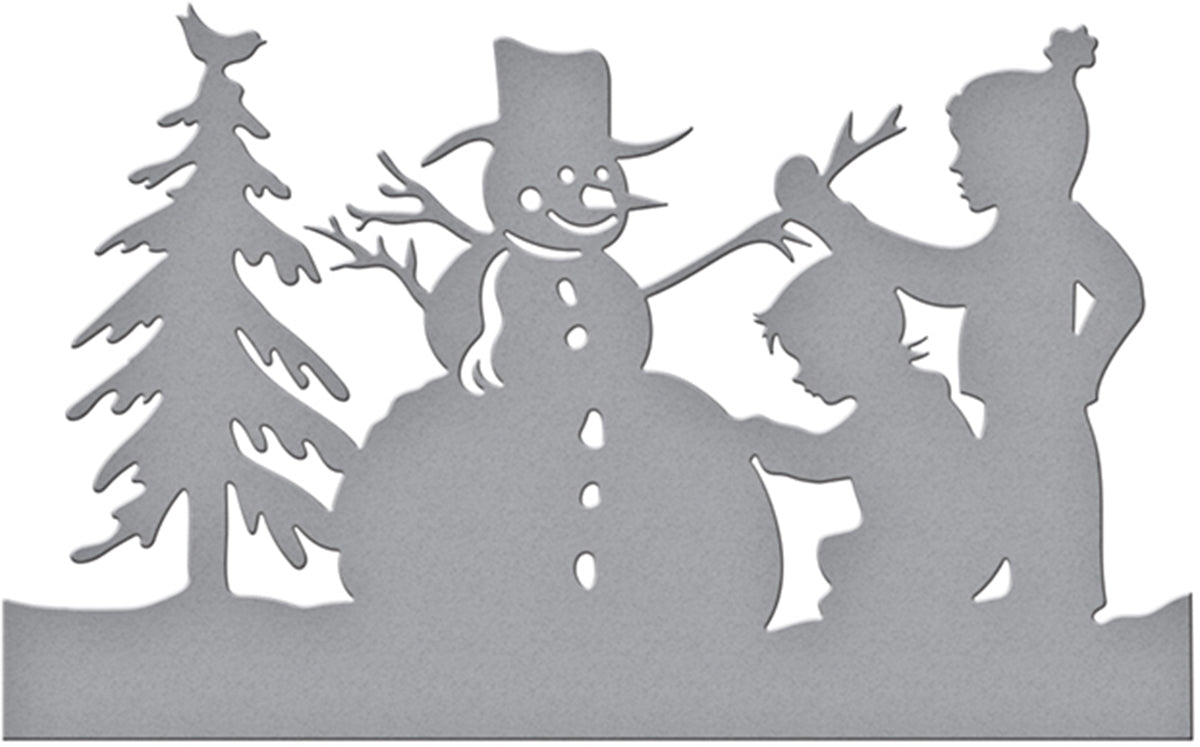 Spellbinders Shapeabilities Dies By Sharon Sowell - Build A Snowman