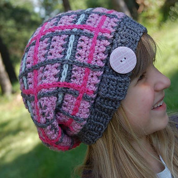"Perfectly Plaid" Slouch Hat
