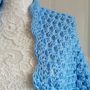 Crochet Periwinkle Cocoon Cardigan Pattern