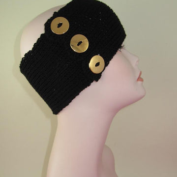 3 Button All Rib Headband