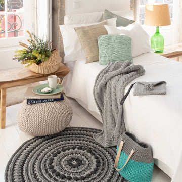 Crochet Island Rug in Hoooked Ribbon XL - Downloadable PDF