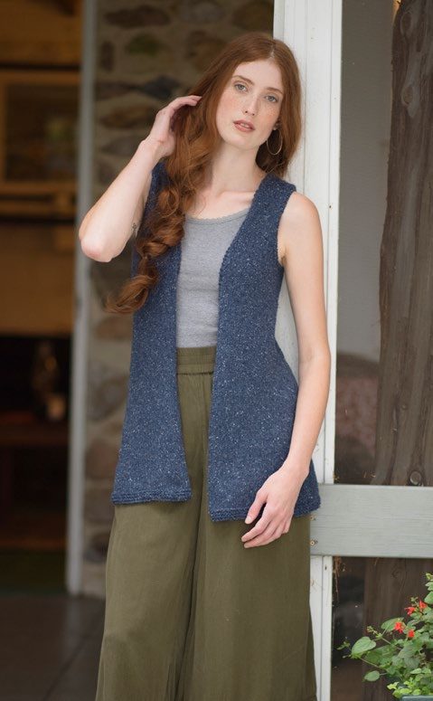Dreamaway Vest in Berroco Remix - Portfolio5-15 - Downloadable PDF