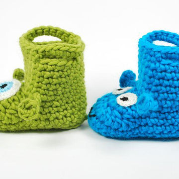 Alien & Monster Baby Boots with Handles