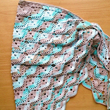 Waves shawl