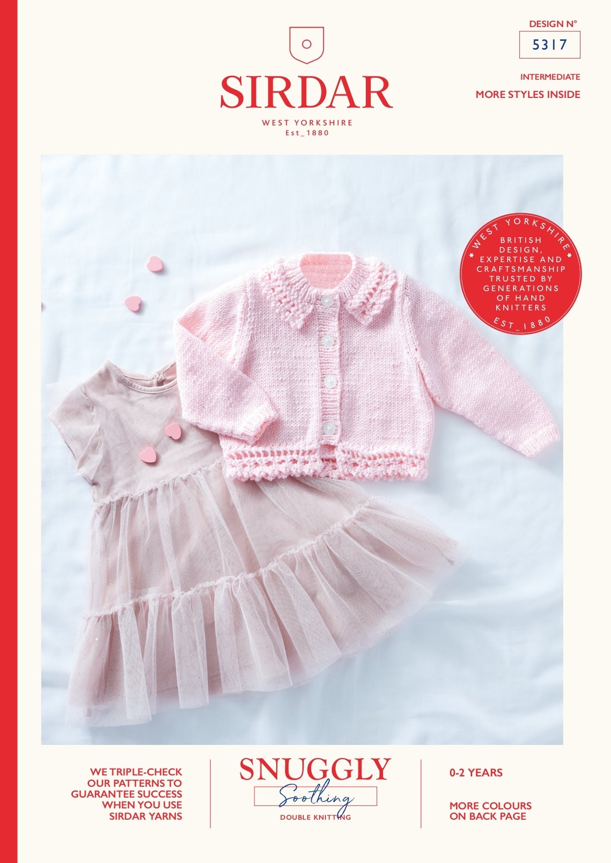 Cardigan in Sirdar Snuggly Soothing - 5317 - Leaflet