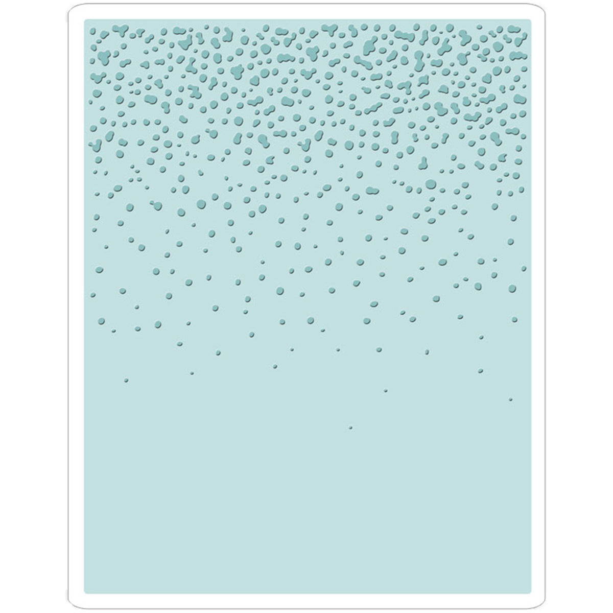 Sizzix Texture Fades A2 Embossing Folder - Snowfall/Speckles By Tim Holtz