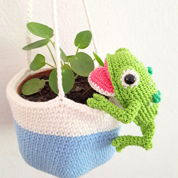 Frog Hanging Planter
