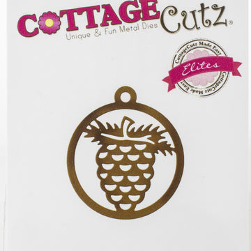 CottageCutz Elites Die - Pinecone Charm, 1.5"X1.7"