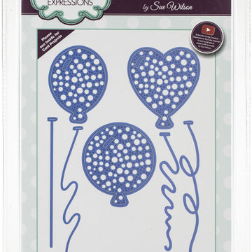Creative Expressions Craft Dies By Sue Wilson - Celebrations Dotty- Balloons