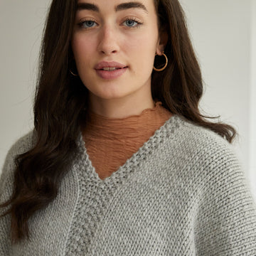 "Clara" - Cape and Poncho Knitting Pattern Women in Debbie Bliss Merion by Debbie Bliss