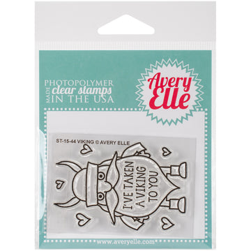 Avery Elle Clear Stamp Set 2"X3" - Viking