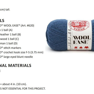 SpaceShip in Lion Brand Wool Ease - M22264WE - Downloadable PDF
