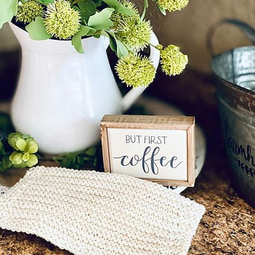 Perfectly Pleated Dishcloth