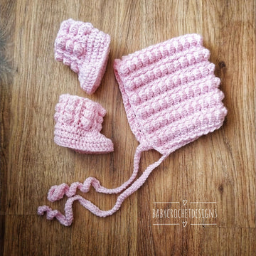 Bobblicious Bonnet and Boots