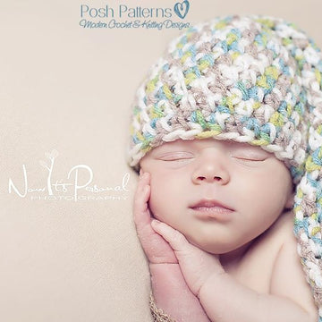 Long Tail Pixie Crochet Hat Pattern 154