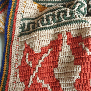 Autumn Mosaic Throw UK