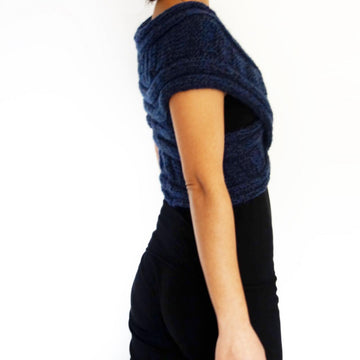 Criss Crossed Ribbed Vest