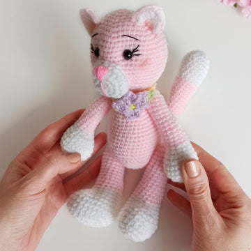 Crochet cat pattern, amigurumi cat pdf pattern