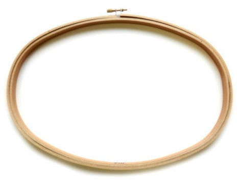 Siesta Frames Oval Wooden Hoop 8 x 12 Inch