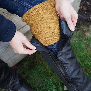 Lattice Boot Cuffs