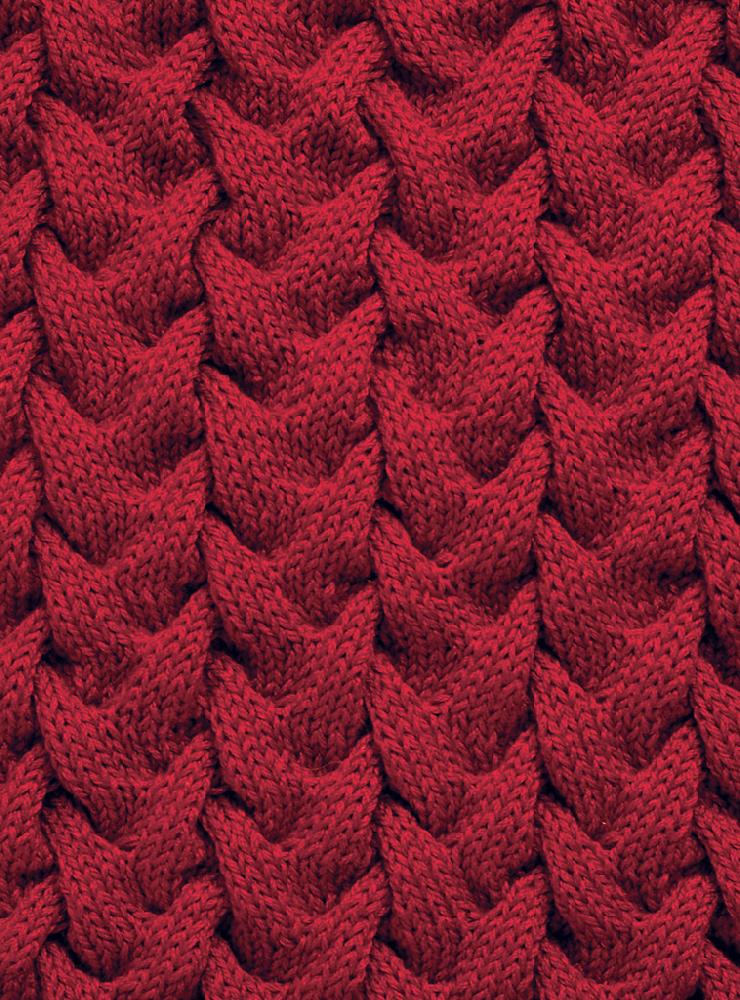 Wavy Cable Rollneck Pullover #123