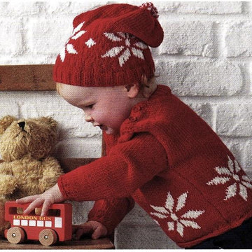 Unisex Christmas Jumper and Hat for 1 -8yr olds