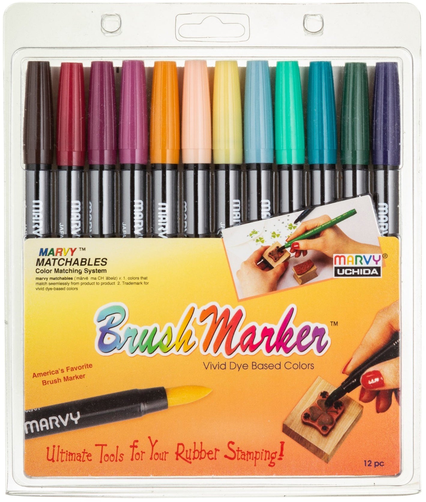 Uchida Brush Markers 12/Pkg - Victorian