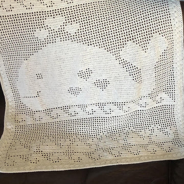 Whale Love Baby Blanket Filet