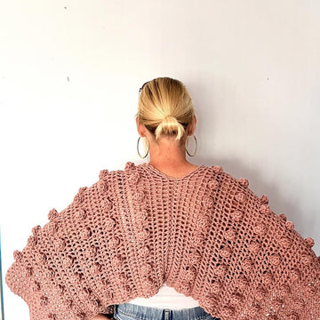 Oversized Popcorn Poncho