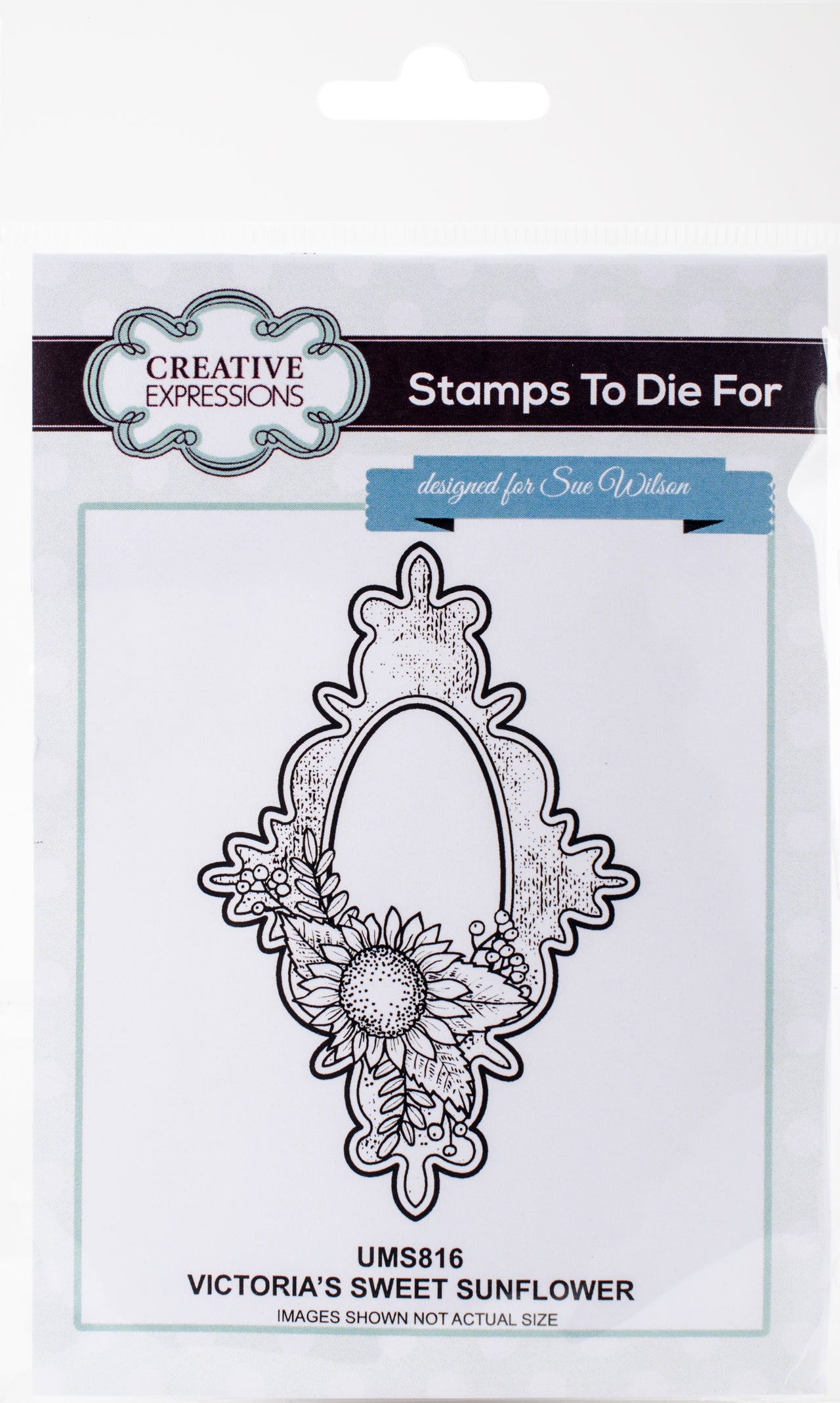Creative Expressions Stamps To Die For By Sue Wilson - Victoria's Sweet Sunflower