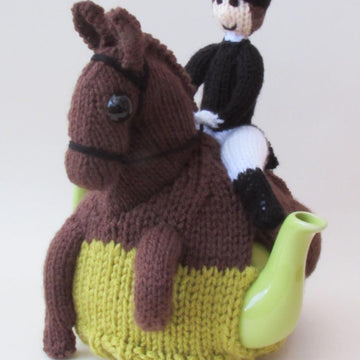Dressage Horse and Rider Tea Cosy