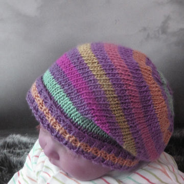 Baby Multi Coloured Stripe Slouch
