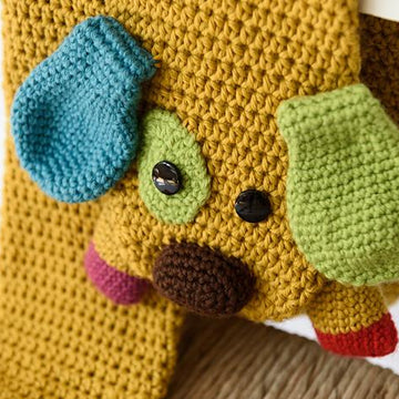 Scrappy the Happy Puppy Scarf