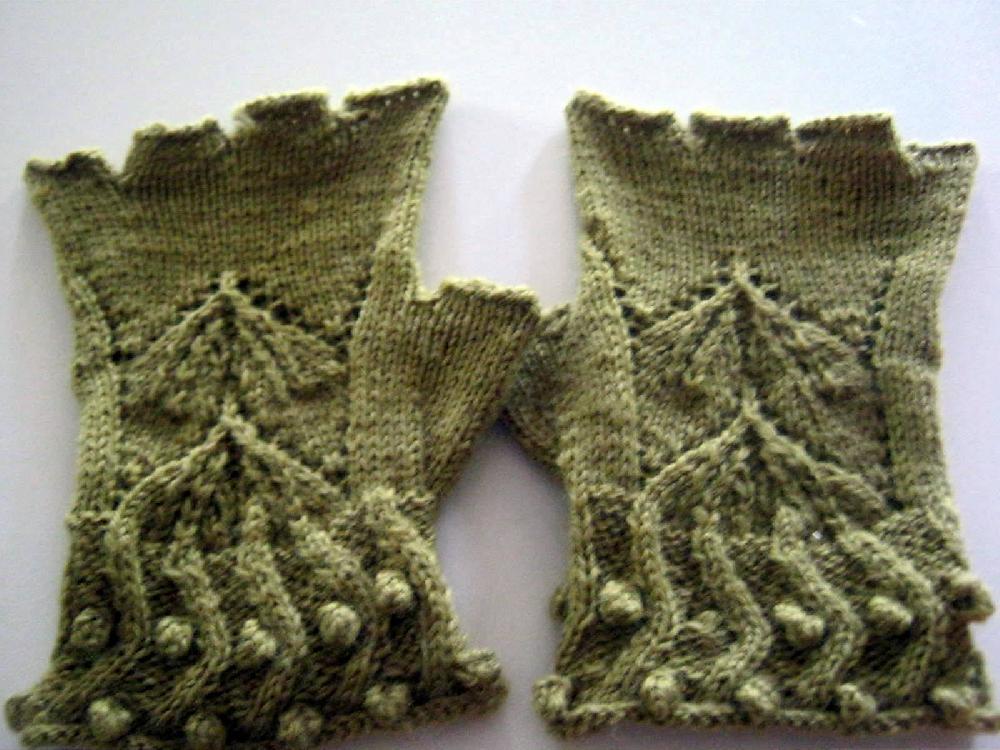 Laisse Vignes Fingerless Gloves