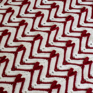 Heartbeat Chevron Afghan