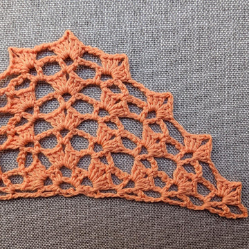 Crochet Bandana/Shawl Pattern/Chart #69