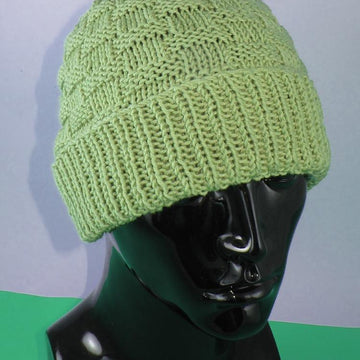 Basket Weave Spring Beanie Hat