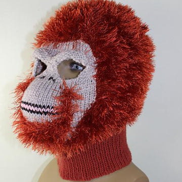 Toddler,Child and Adult Orangutan Mask Balaclava