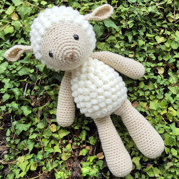 Farm Animal Set Bunny Chicken Cow Pig Sheep Lamb crochet amigurumi