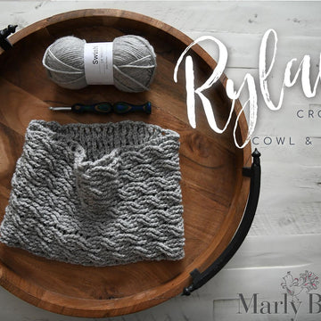 Rylan Crochet Cable Cowl & Scarf