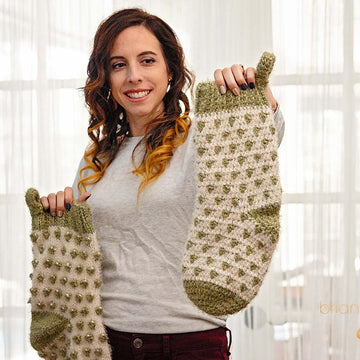 Polka Dot Stocking Crochet