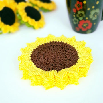 Sunflower coaster