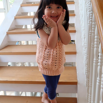 Kiddie Victorian Easy Cowl Sweater