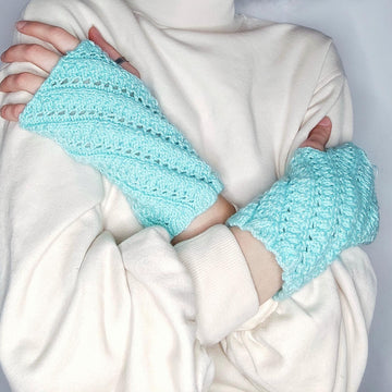 Lace Spiral Mittens
