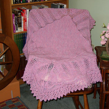 Shetland Lace Christening Shawl
