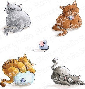 Stamping Bella Cling Stamps - Set Of Kittens