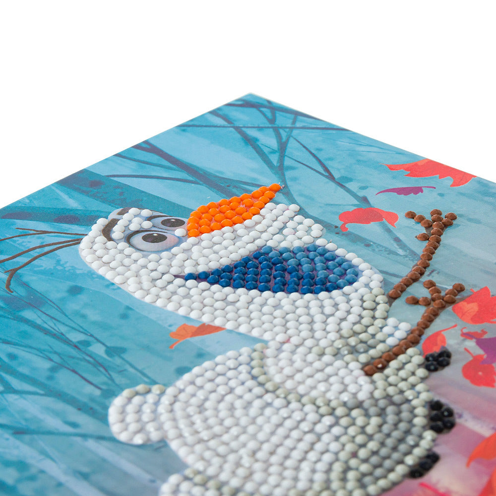 Crystal Art Floating Olaf, 18x18cm Card Diamond Painting Kit