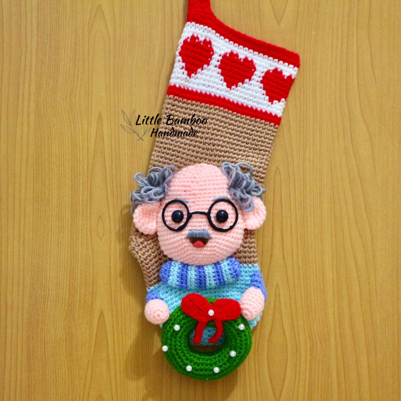 Personalised Grandpa Christmas Stocking