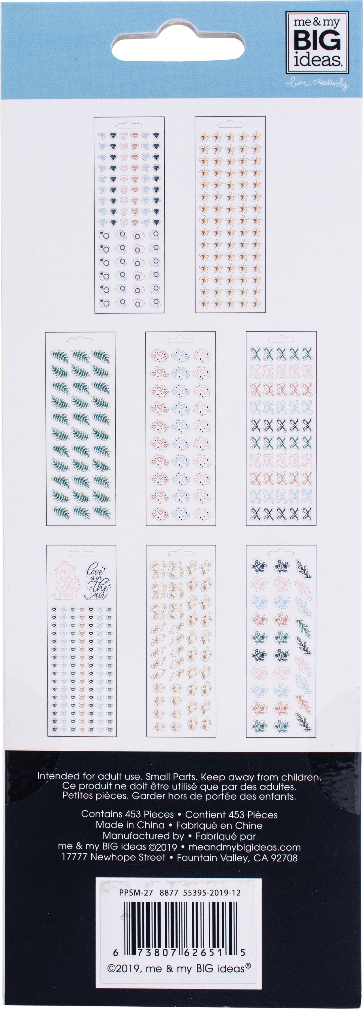 Happy Planner Sticker Sheets 8/Pkg - Wedding, 453/Pkg